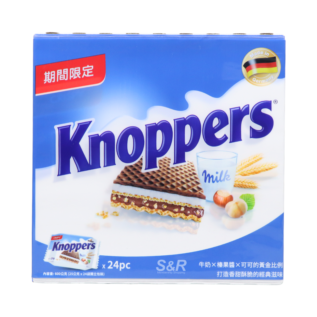 Knoppers Milk Hazelnut Wafer 24 pcs